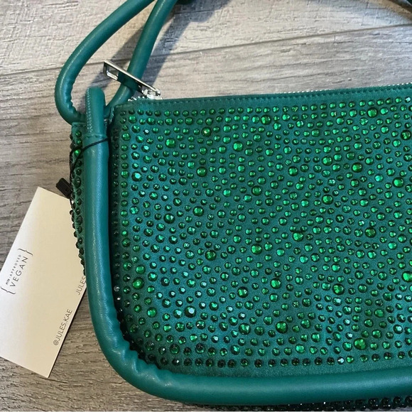 Jules Kae Becca Emerald Crystal Shoulder Bag - Picture 2 of 6